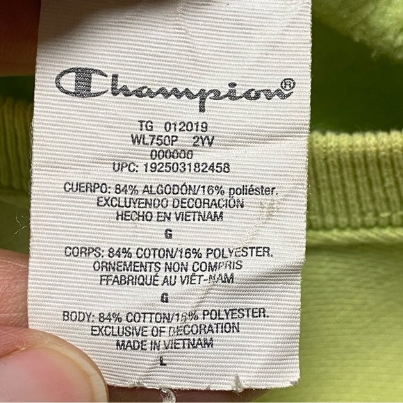 Champion Life Womens Reverse Weave Crew Sweater Size Large - Picture 8 of 16